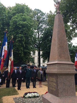 Во Франции открыты памятники русским воинам, погибшим в кампании 1814 года