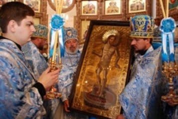 Найденную икону Христа «Хлеб Жизни» передали Церкви