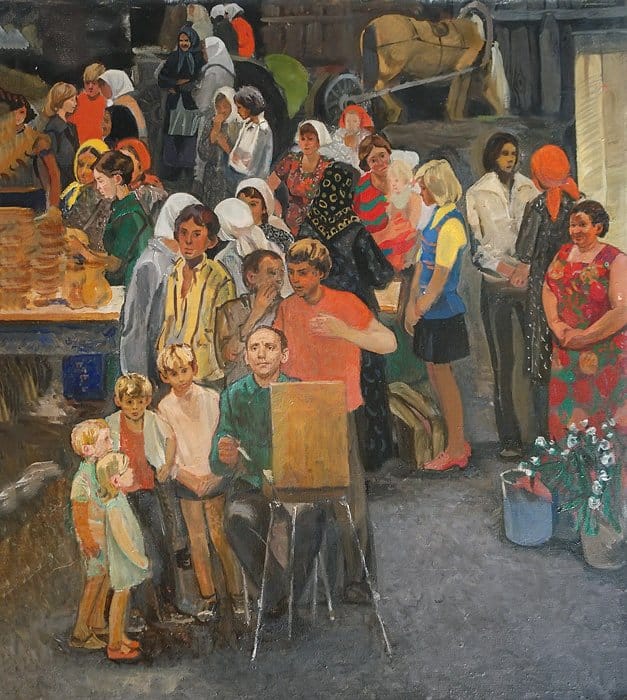  Колхозный рынок. 1980-1988. Из собрания Белгородского государственного художественного музея