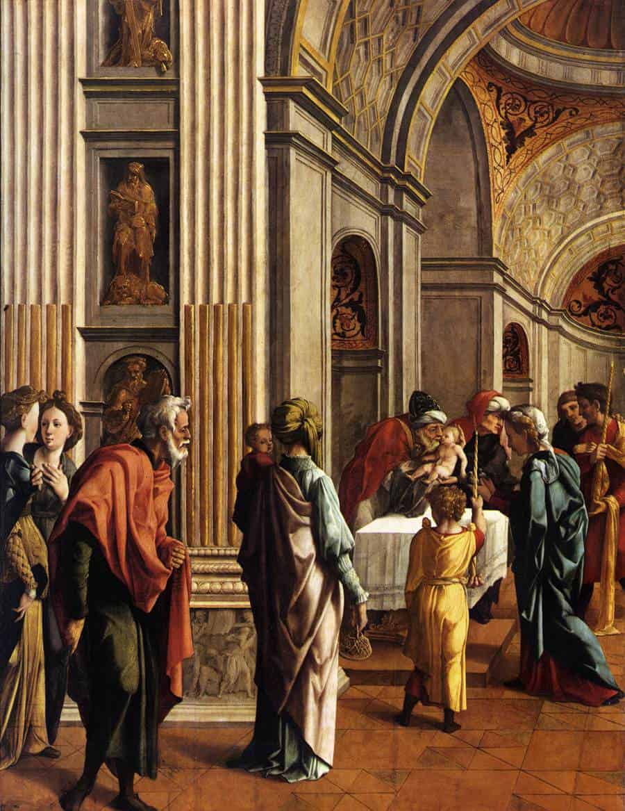 Ян ван Скорел. Принесение Христа во храм