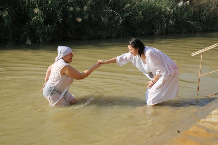 Крещение на реке Иордан