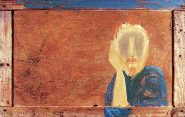 Портрет Юрия Норштейна. 1995 г. Дерево, масло.