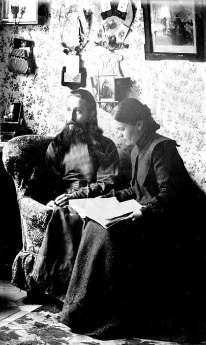 Священник Митрофан Сребрянский с женой Ольгой Владимировной