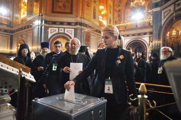 Голосование на выборах Предстоятеля Русской Православной Церкви.