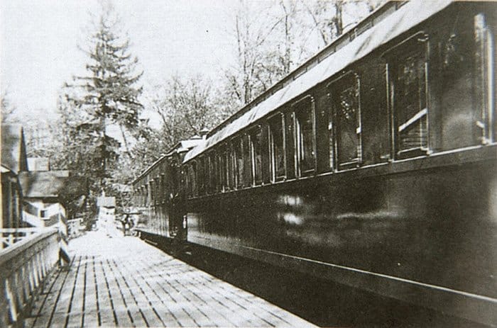 Царский поезд, в котором Николай II подписал отречение от престола