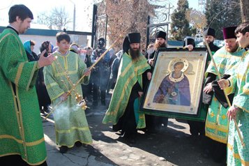 В Таджикистан принесена чтимая икона преподобного Сергия Радонежского с частицей мощей