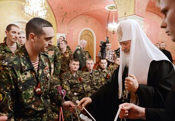 Патриарх Кирилл отметил заслуги военнослужащих Внутренних войск МВД России