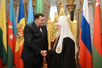 Патриарх Кирилл отметил вклад Президента Республики Сербской Милорада Додика в укрепление православия