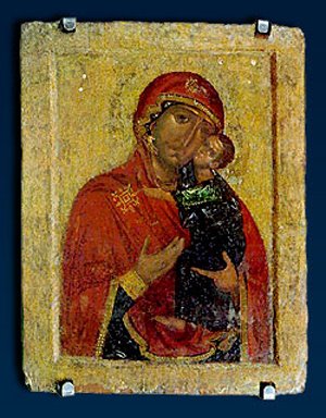 В Новоспасский монастырь принесен чтимый список Толгской иконы Божией Матери