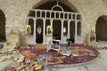 Боевики осквернили христианскую церковь святой Марии в сирийском Ябруде