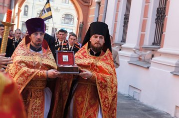 Российский православный университет получил в дар частицу мощей святого Георгия Победоносца
