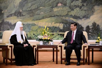 Патриарх Кирилл встретился с Председателем КНР Си Цзиньпином