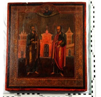 Германия вернула России икону XIX века, похищенную из храма в Костромской области