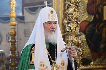 Патриарх Кирилл совершил заупокойную литию по Блаженнейшему митрополиту Владимиру