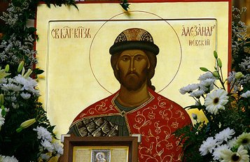 В Москву принесут икону святого Александра Невского с частицей его мощей