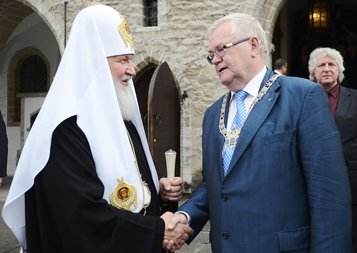 За строительство храма церковным орденом наградили мэра Таллина