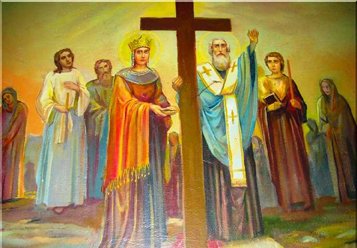 Православные верующие отмечают праздник Воздвижения Креста Господня