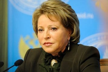 Спикер Совета Федерации Валентина Матвиенко выступила против ювенальной юстиции