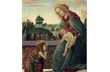 В Москву впервые привезут картину Боттичелли «Богоматерь с младенцем Христом»