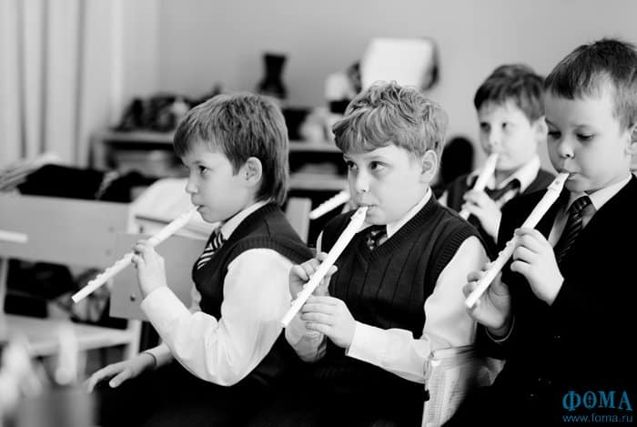 Урок музыки в православной школе