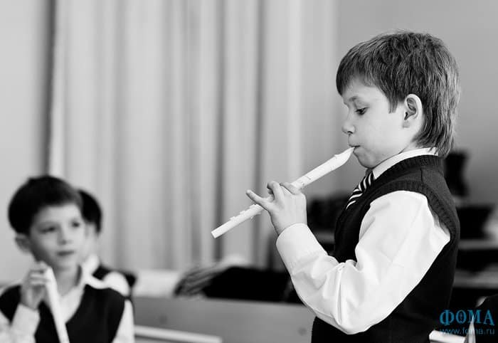 Урок музыки в православной школе