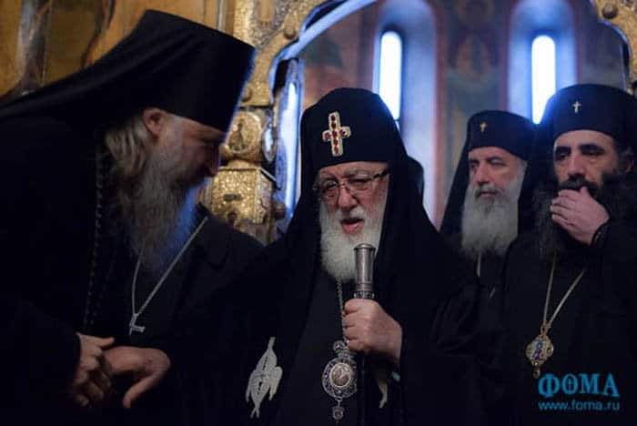 Один день Католикоса-Патриарха Илии II в России