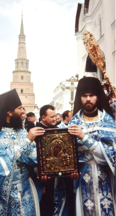 Казанская икона Божьей Матери (на снимке) возвращена в Казань. Фото Итар-Тасс