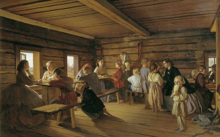 Морозов А.И. Сельская бесплатная школа, 1865