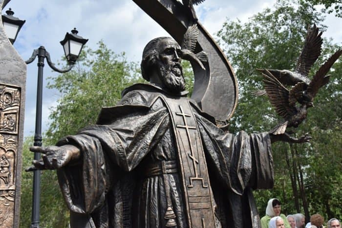 Памятник преподобному Сергию Радонежскому открыли в Оренбурге