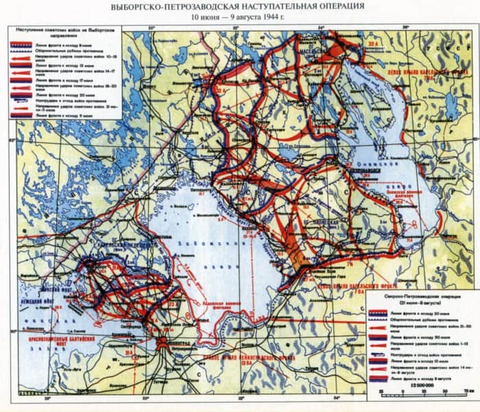 Летом 1944 в соответствии с планами советского командования главный удар красная армия