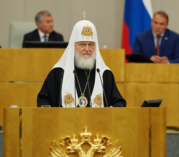 Патриарх Кирилл озвучил перед Госдумой пять важных церковно-общественных тем
