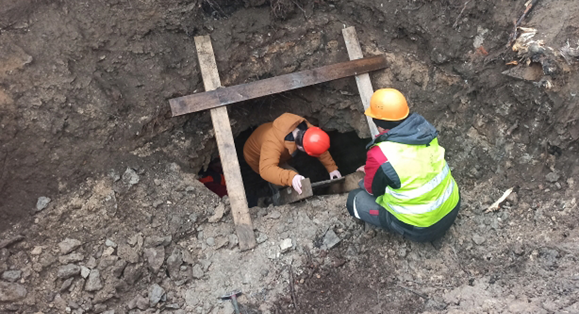 Подземную церковь случайно обнаружили в центре Пскова